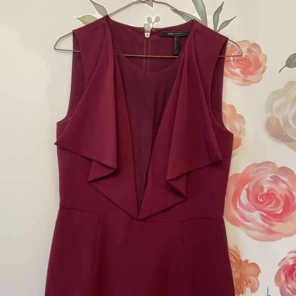 BCBG jumpsuit deep front plunge - Picture 2 of 4